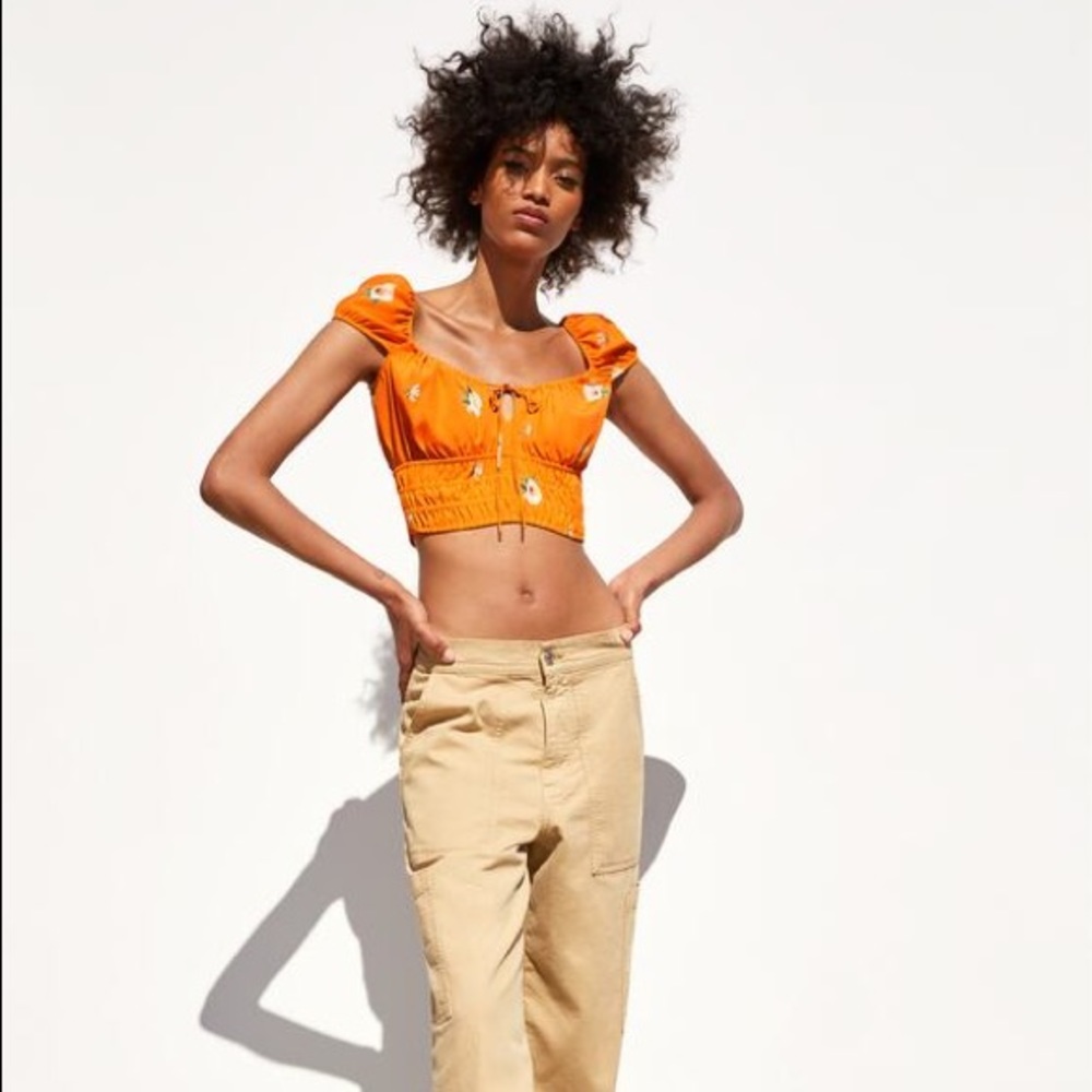 ZARA Print Top